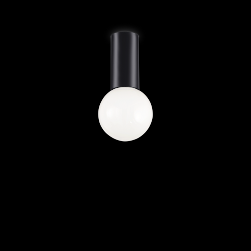 Plafoniera Petit PL1 Nero 232980 Ideal Lux