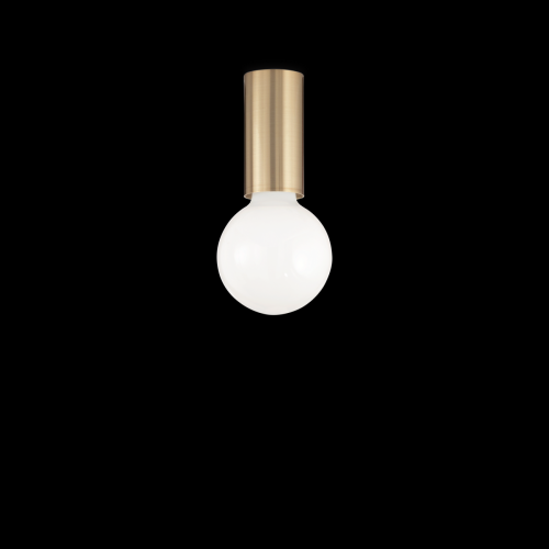 Plafoniera Petit PL1 Ottone Satinato 233031 Ideal Lux