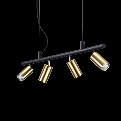 Pendul Dynamite SP4 Ottone Satinato 244624 Ideal Lux