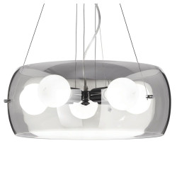 Pendul Audi-10 SP5 Fumuriu 103983 Ideal Lux