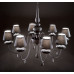 Candelabru Blanche SP8 Negru 111896 Ideal Lux - imagine 1