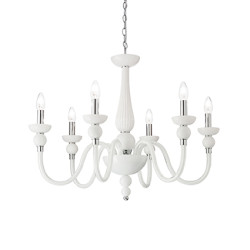 Candelabru Doge SP6 Bianco 113678 Ideal Lux