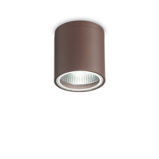 Plafoniera Gun iluminat exterior PL1 Coffee 163666 Ideal Lux