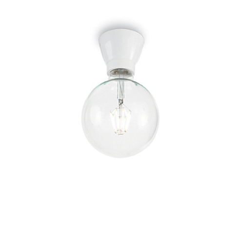 Plafoniera Winery PL1 Bianco 155227 Ideal Lux