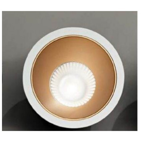 Spot Led incastrabil Game Round Alb si Auriu 192307 Ideal Lux