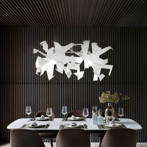 Pendul Bow-Tie White  2 x E27 310 Kelektron