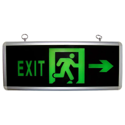 LAMPA EXIT LED DOUA FETE sageata lateral