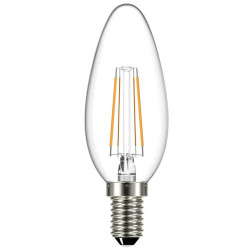 Bec Filament lumanare 4W E14 lumina calda dimabil Braytron