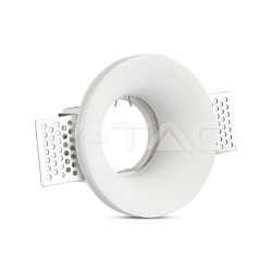 Spot rotund GU10 Gypsum White VT-771RD 3652