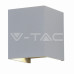 Aplica LED 11W Exterior Gri Patrat 8532 Vtac - imagine 1