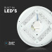 Plafoniera LED 12W Aspect laptos culoare interschimbabila 3in1 Vtac - imagine 7