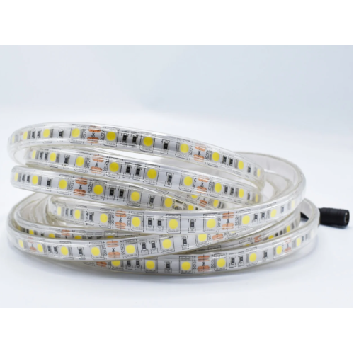 Banda led SMD 5050 V-TAC, lumina rece(6400K), 4.8W/m, 500lm/m, 30 leduri/m, 12V, IP65