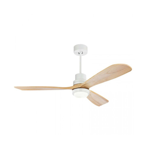 Lustra Ventilator Lemn LED 15W 3000K, 4000K, 6000K Alb 19140 Zambelis