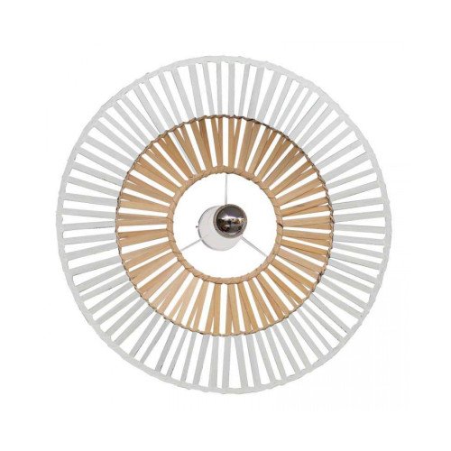 Plafoniera 1 x E27 Bambus WH 80cm 19250 Zambelis