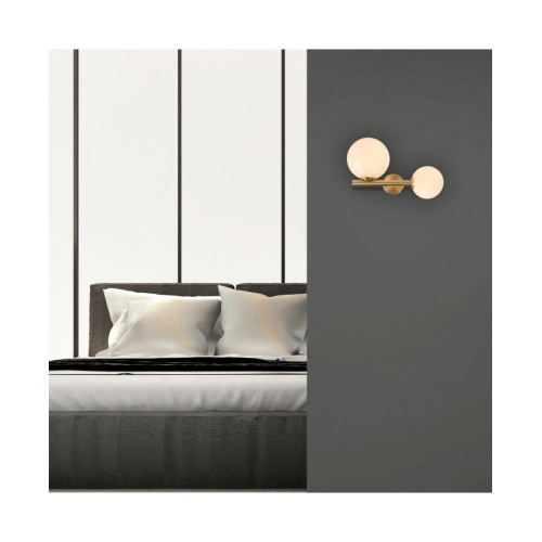 Aplica 1 x E14 - 1 x G9 Auriu Mat 1995 Zambelis