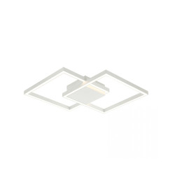 Plafoniera 28W 3000K Gri, Alb Aluminiu 2027 Zambelis