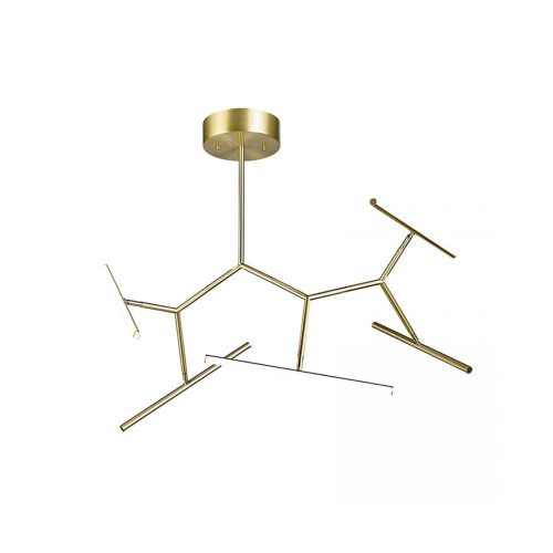 Lustre 49W 3000K Auriu Aluminiu 2071 Zambelis