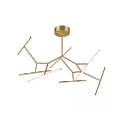 Lustre 69W 3000K Auriu Aluminiu 2073 Zambelis