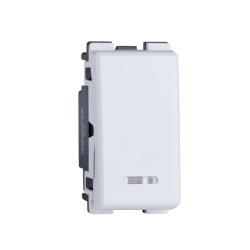 INTRERUPATOR SIMPLU CU LED LECCE ALB 26002 Elmark