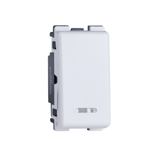 INTRERUPATOR SIMPLU CU LED LECCE ALB 26002 Elmark