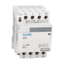 Contactor K40 4P 40A 2NO+2NC 23422 Elmark