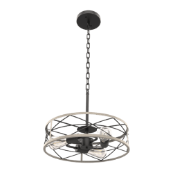 Candelabru Emma 3 x E27 Negru/Alb ELMARK