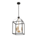 Candelabru Izabel 3 x E14 Negru/Auriu ELMARK - imagine 1