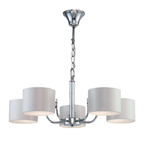 Candelabru Melody 5 x E27 Alb ELMARK