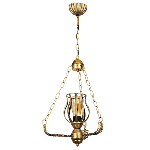 Pendul Ruger 1 x E27 Auriu Antic ELMARK