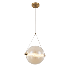 Pendul Splendor LED 9W 3000K, Alama, Cognac