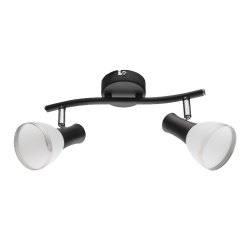 Aplica Eddy 2 x E14 Neagra ELMARK