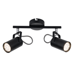 Aplica Izzy Black 2 x GU10 ELMARK