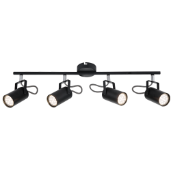 Plafoniera Izzy Black 4 x GU10 ELMARK