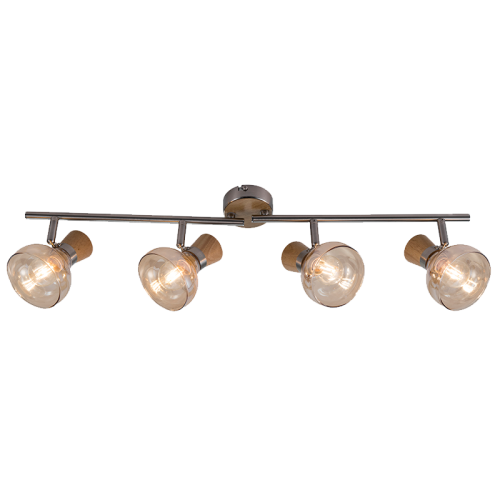 Plafoniera Addy Lemn 4 x E14 Elmar