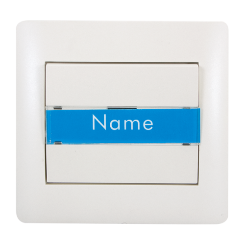 INTRERUPATOR SONERIE CU ETICHETA ALB Elmark