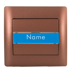 INTRERUPATOR SONERIE CU ETICHETA CAFENIU Elmark