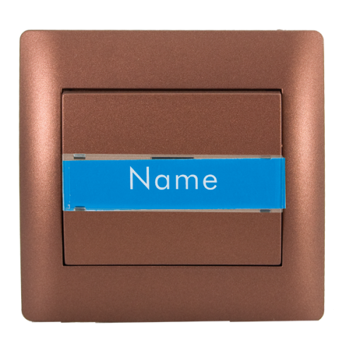 INTRERUPATOR SONERIE CU ETICHETA CAFENIU Elmark