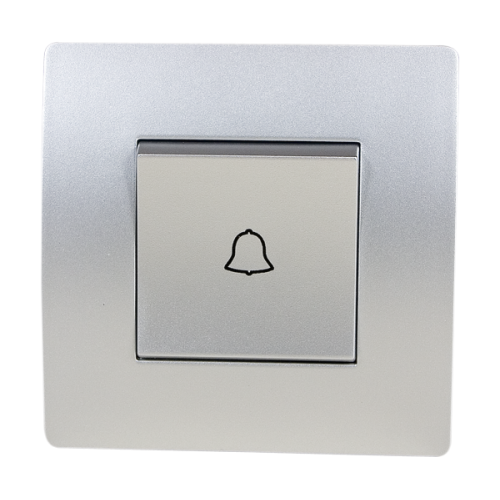 BASIC Intrerupator sonerie argintiu Elmark