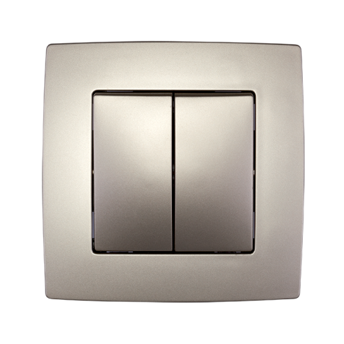 INTRERUPATOR CAP SCARA DUBLU CITY CHAMPAGNE 190052 ELMARK