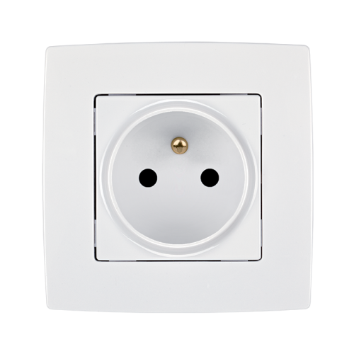 PRIZA FRANCEZA CITY ALB METALIZAT 190211F ELMARK