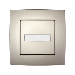 INTRERUPATOR SONERIE CU LED CITY CHAMPANIE METALIC 190748 ELMARK