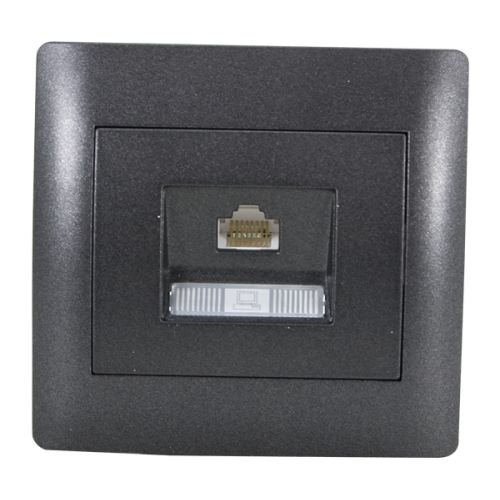 PRIZA PC cat 6e NEGRU Elmark