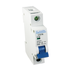 Siguranta automata monopolara 1P 10A C61N 6kA Curba B Elmark