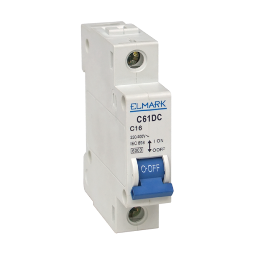 Siguranta curent continuu 1P 16A C61DC 6kA Curba C Elmark