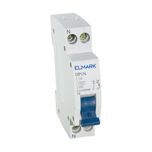 Siguranta automata 1P+N 20A DP1N 4,5kA Curba C Elmark