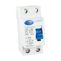 Siguranta diferentiala 2P 25A 100mA JEL 1 6kA 40222 Elmark