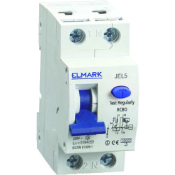 Siguranta diferentiala 2P 16A 30mA JEL 5 6kA 40016 Elmark