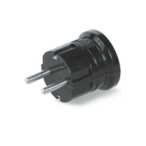 Stecher schuko 2P+E 16A negru Scame