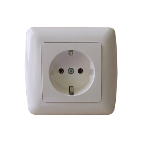 Priza schuko simpla 16A alba Scame