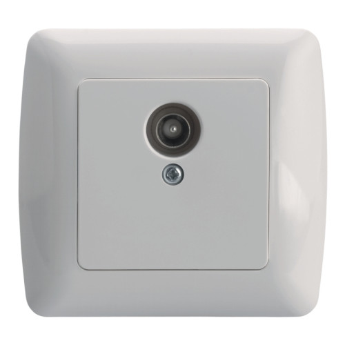 Priza TV terminala alba Scame